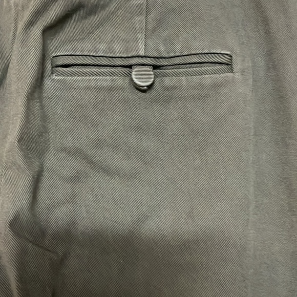 Club Monaco size 6 Green Cropped Cargo Wide Leg Cuffed Utility Pants - Picture 10 of 16